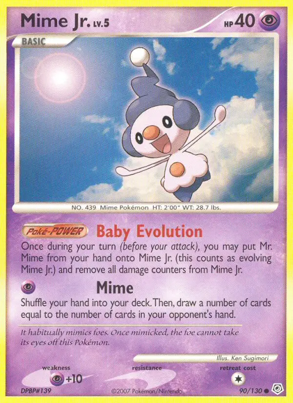 Mime Jr. - Diamond & Pearl 090/130 (Regular)