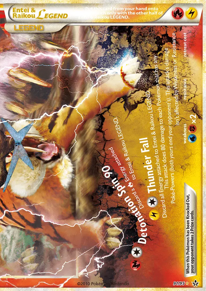 Entei & Raikou LEGEND - Unleashed 091/095