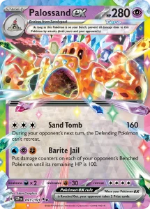 Palossand ex - Surging Sparks 091/191 (Holo)