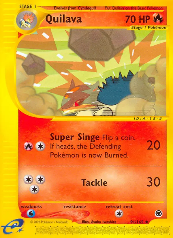 Quilava - Expedition Base Set 091/165 (Reverse Holo)