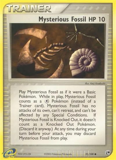 Mysterious Fossil - Sandstorm 091/100 (Regular)