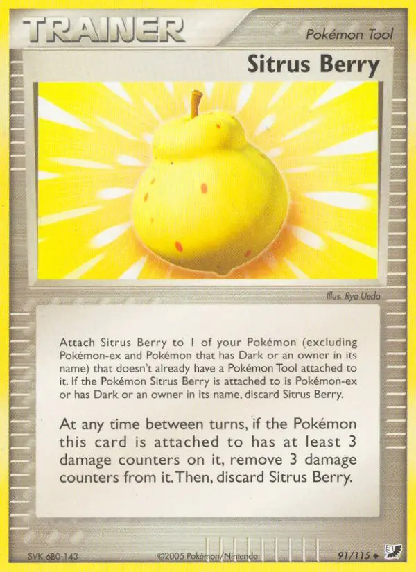 Sitrus Berry - Unseen Forces 091/115 (Reverse Holo)