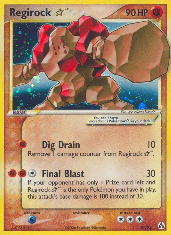 Regirock ★ - Legend Maker 091/092 (Holo)
