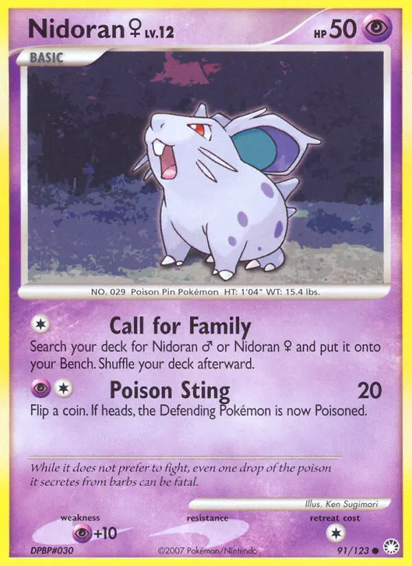 Nidoran ♀ - Mysterious Treasures 091/123 (Regular)