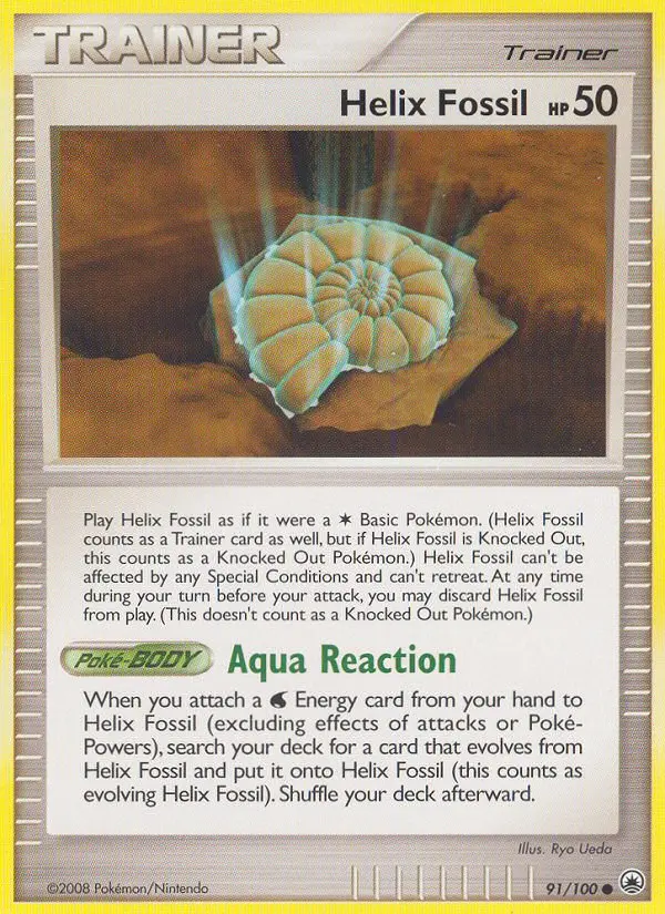 Helix Fossil - Majestic Dawn 091/100 (Regular)