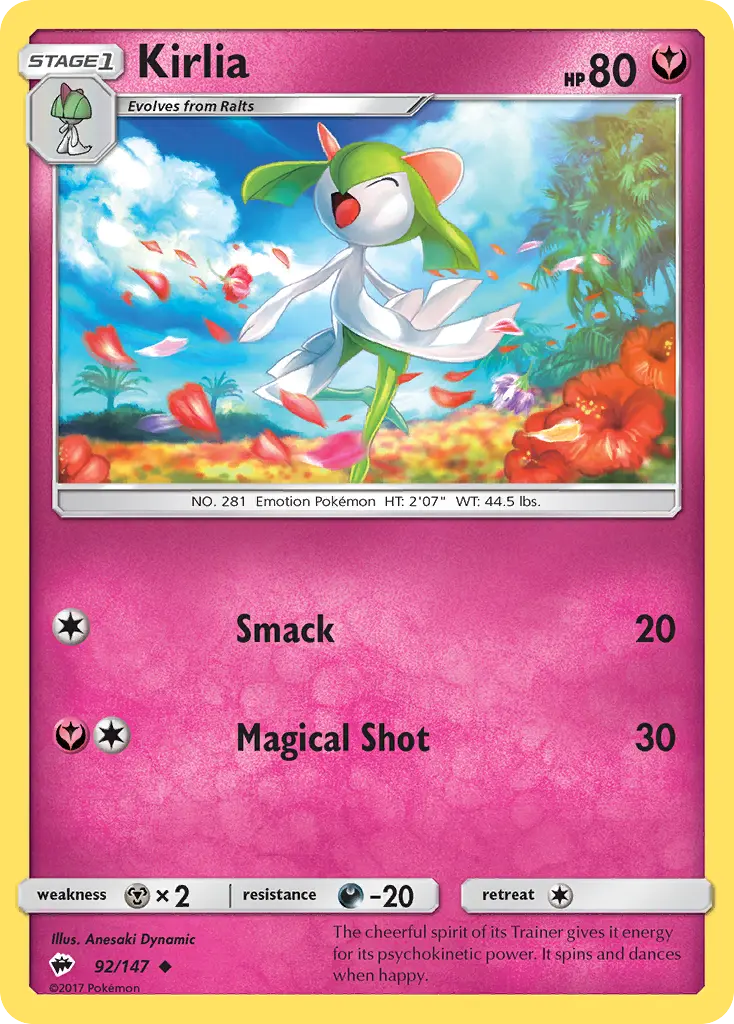 Kirlia - Burning Shadows 092/147 (Regular)