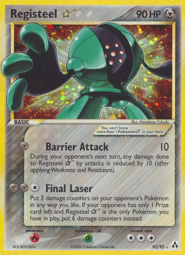 Registeel ★ - Legend Maker 092/092 (Holo)