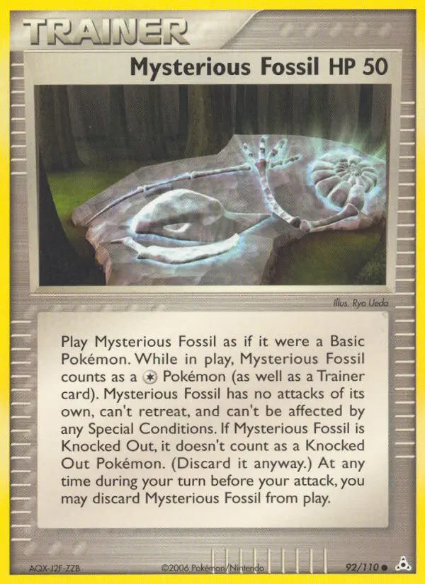 Mysterious Fossil - Holon Phantoms 092/110 (Reverse Holo)