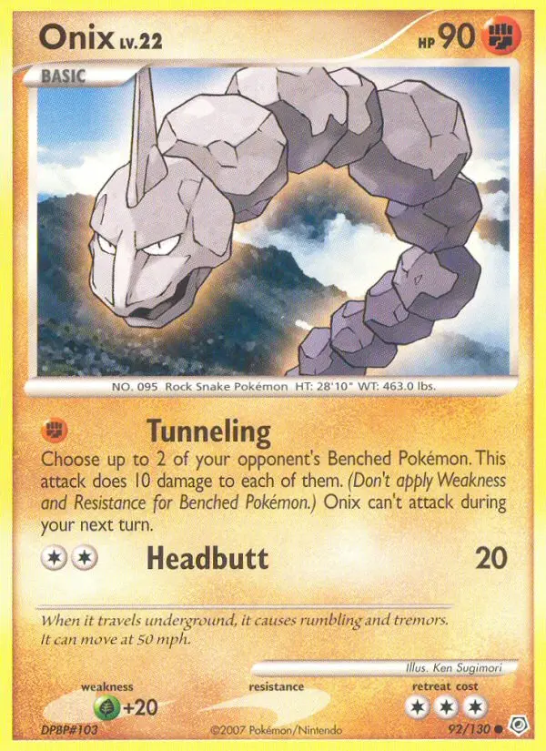 Onix - Diamond & Pearl 092/130 (Regular)
