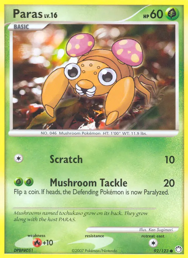 Paras - Mysterious Treasures 092/123 (Regular)