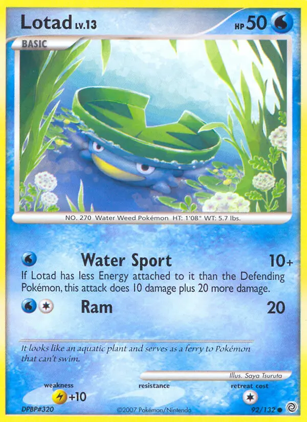Lotad - Secret Wonders 092/132 (Regular)