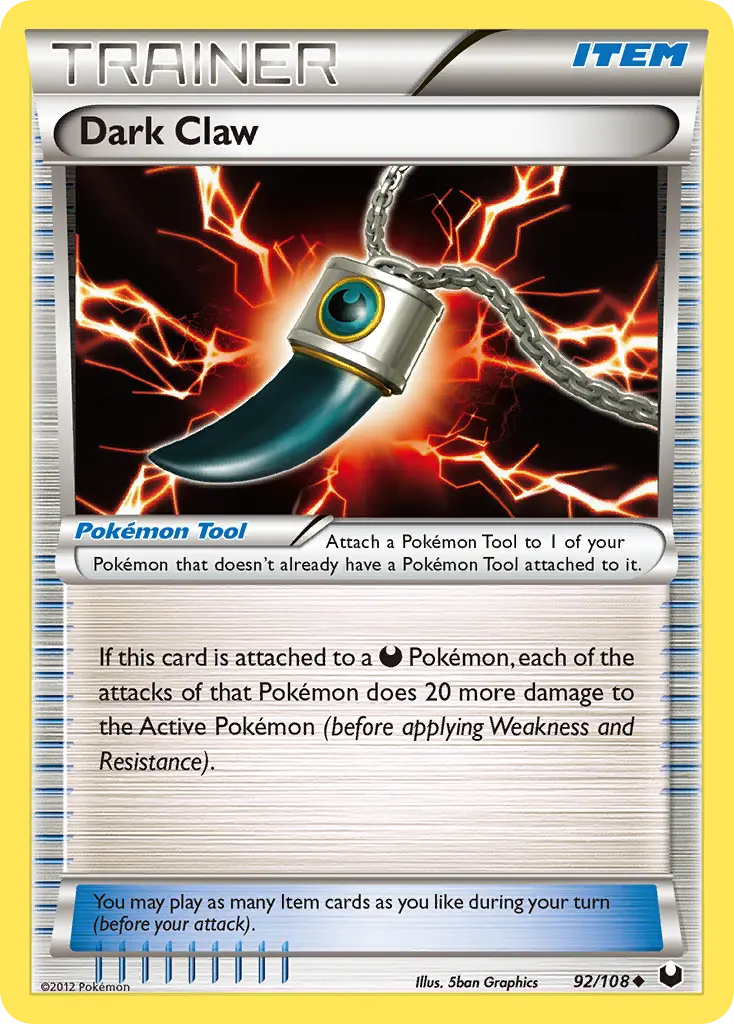 Dark Claw - Dark Explorers 092/108 (Regular)