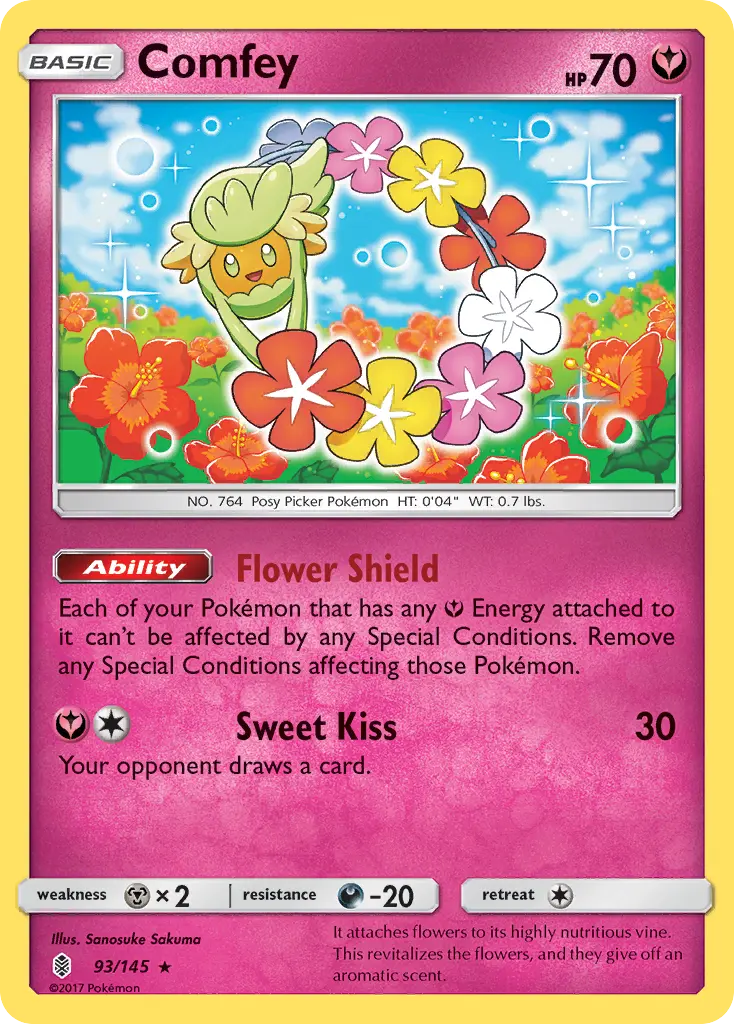 Comfey - Guardians Rising 093/145 (Reverse Holo)
