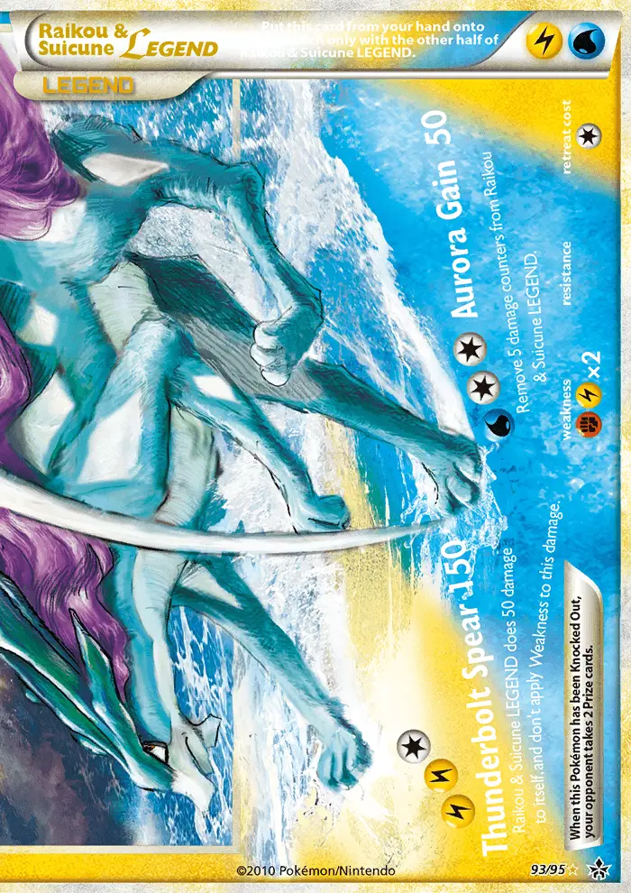 Raikou & Suicune LEGEND - Unleashed 093/095