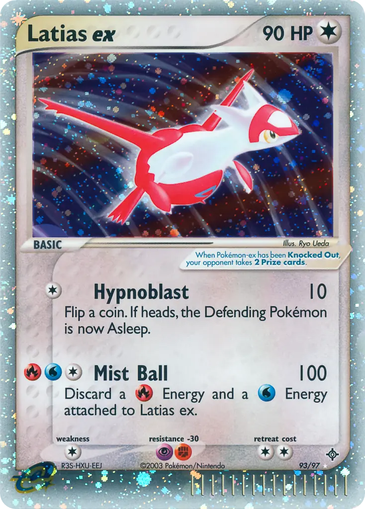 Latias ex - Dragon 093/097 (Rare Holo EX)