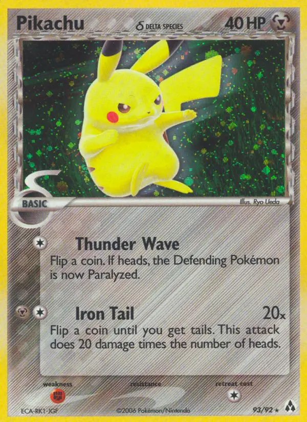 Pikachu δ - Legend Maker 093/092 (Secret Rare)
