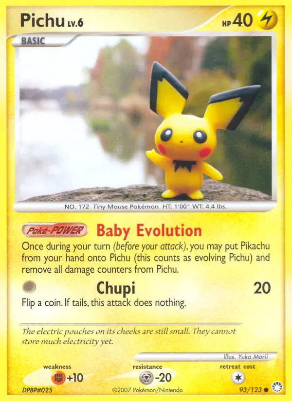 Pichu - Mysterious Treasures 093/123 (Regular)