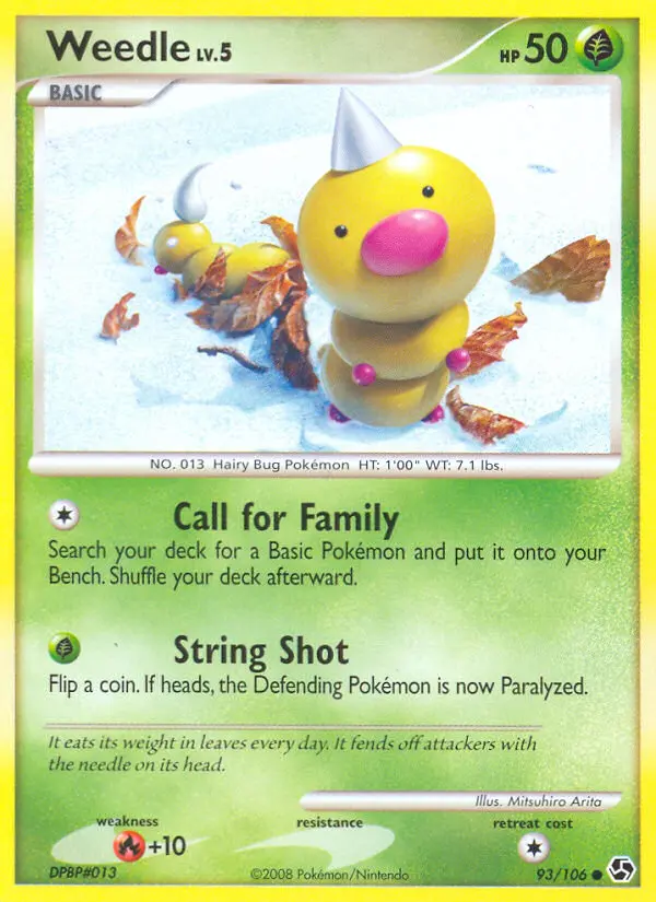 Weedle - Great Encounters 093/106 (Regular)
