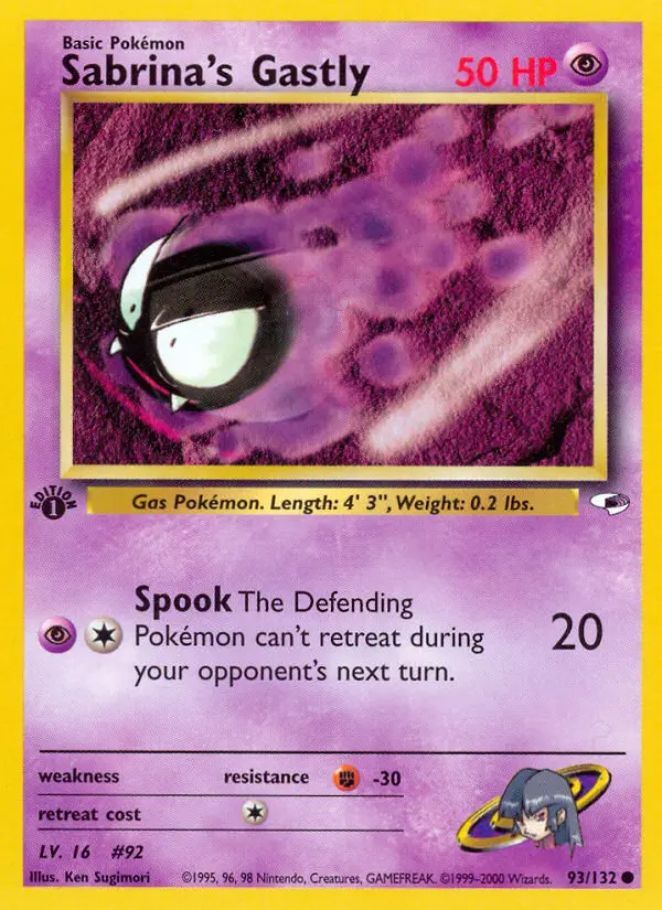 Sabrina's Gastly - Gym Heroes 093/132 (Regular)