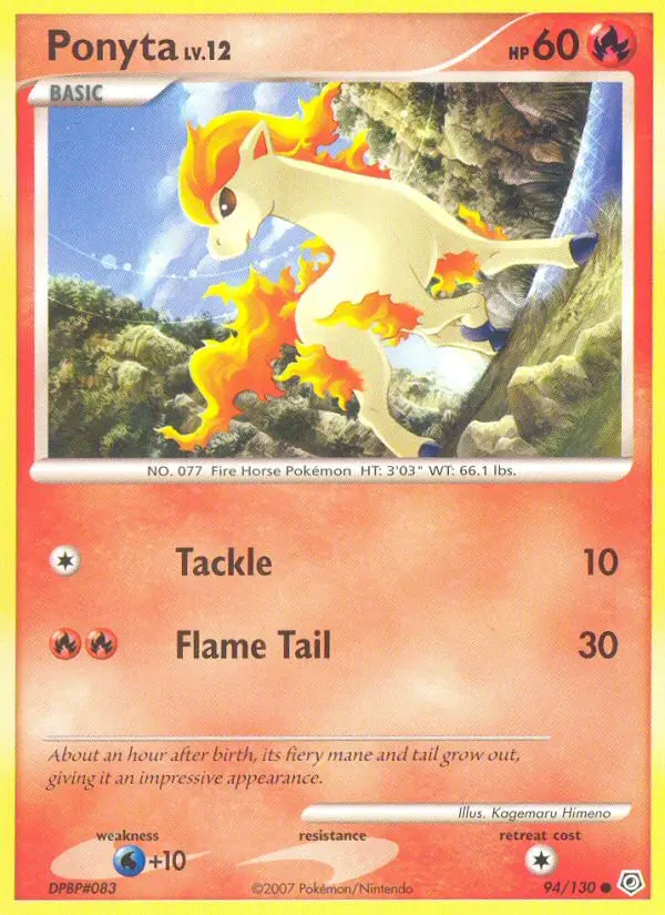 Ponyta - Diamond & Pearl 094/130 (Regular)