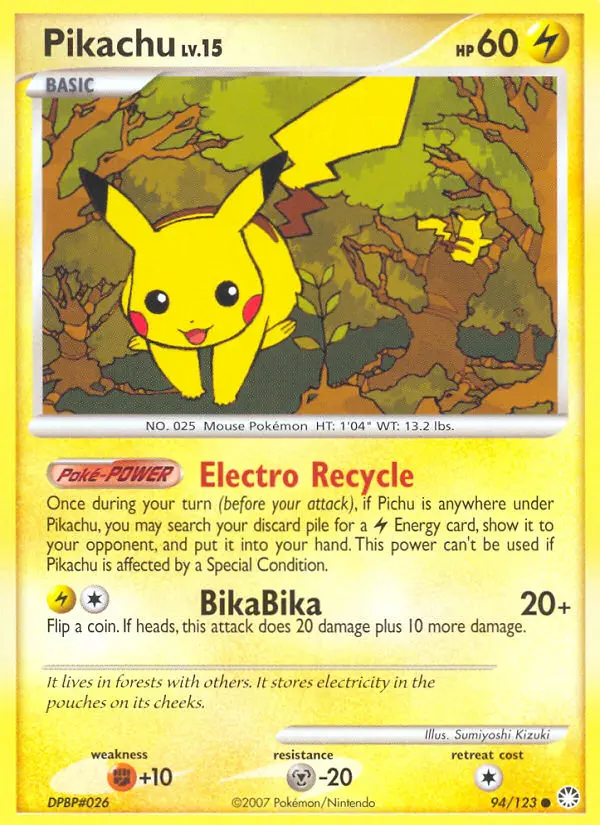 Pikachu - Mysterious Treasures 094/123 (Regular)