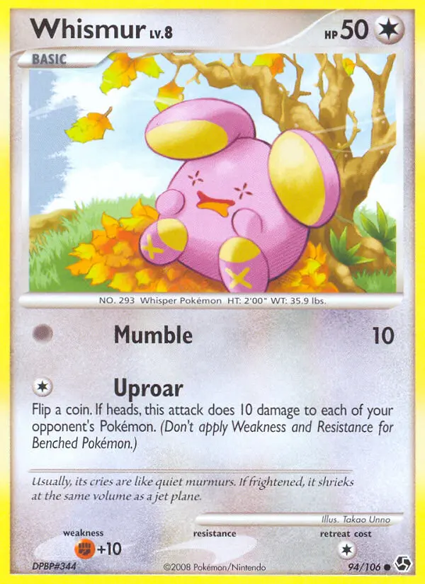 Whismur - Great Encounters 094/106 (Regular)