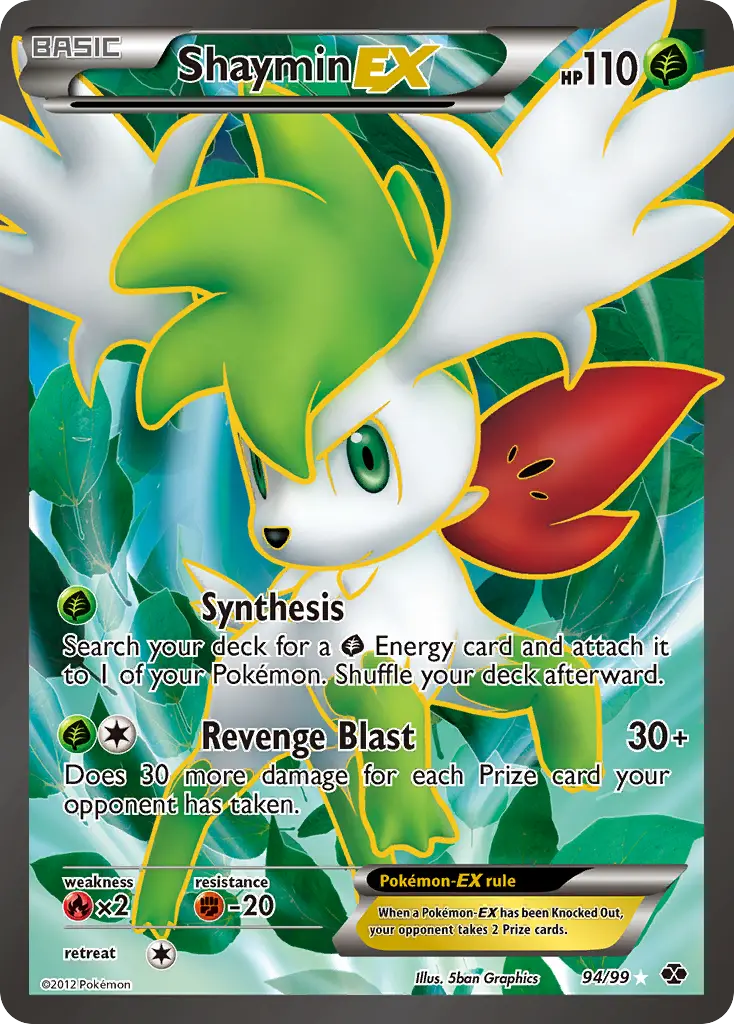 Shaymin-EX - Next Destinies 094/099 (Ultra Rare)