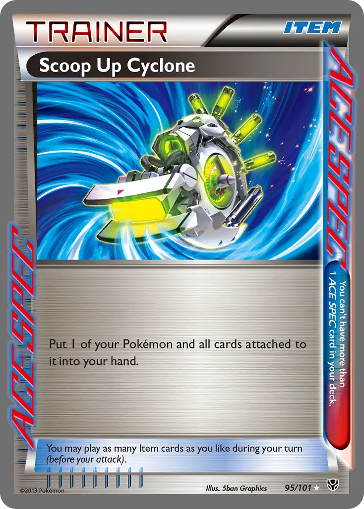 Scoop Up Cyclone - Plasma Blast 095/101 (Holo)