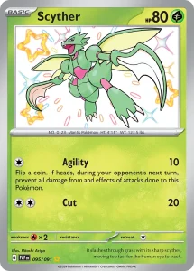 Scyther - Paldean Fates 095/091 (Shiny Rare)