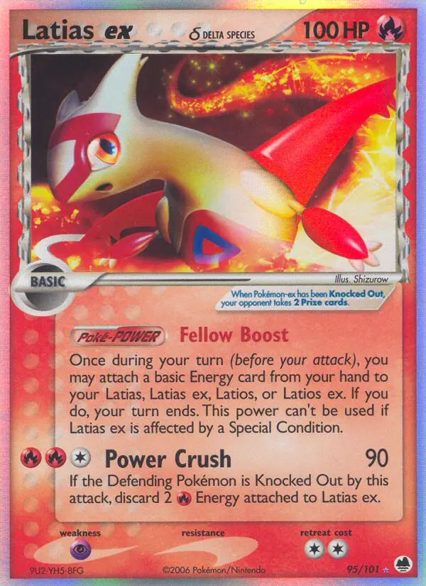 Latias ex δ - Dragon Frontiers 095/101 (Rare Holo EX)