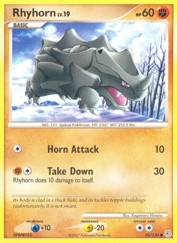 Rhyhorn - Diamond & Pearl 095/130 (Regular)