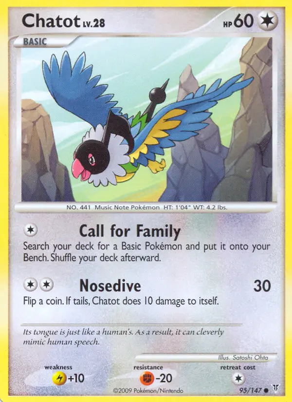 Chatot - Supreme Victors 095/147 (Reverse Holo)