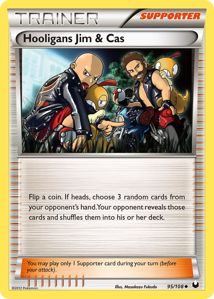 Hooligans Jim & Cas - Dark Explorers 095/108 (Reverse Holo)