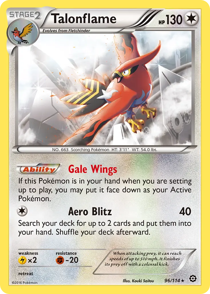 Talonflame - Steam Siege 096/114 (Regular)