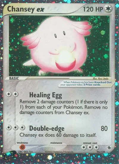 Chansey ex - Ruby & Sapphire 096/109 (Rare Holo EX)