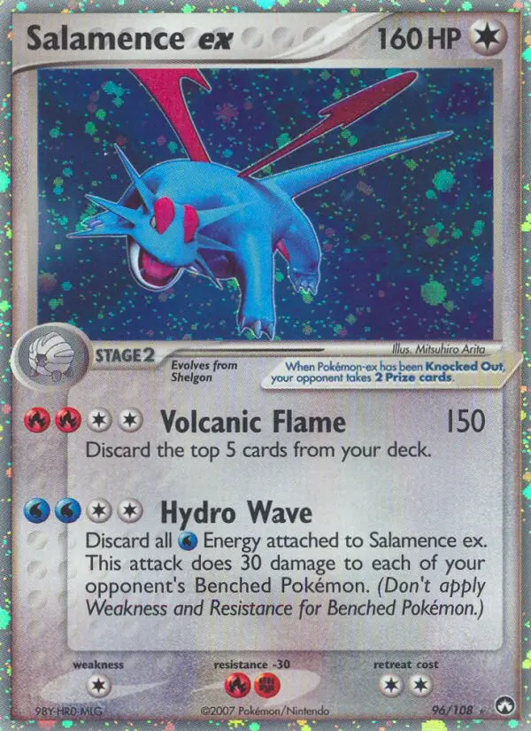 Salamence ex - Power Keepers 096/108 (Rare Holo EX)