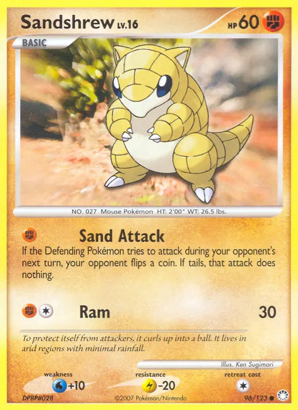 Sandshrew - Mysterious Treasures 096/123 (Regular)