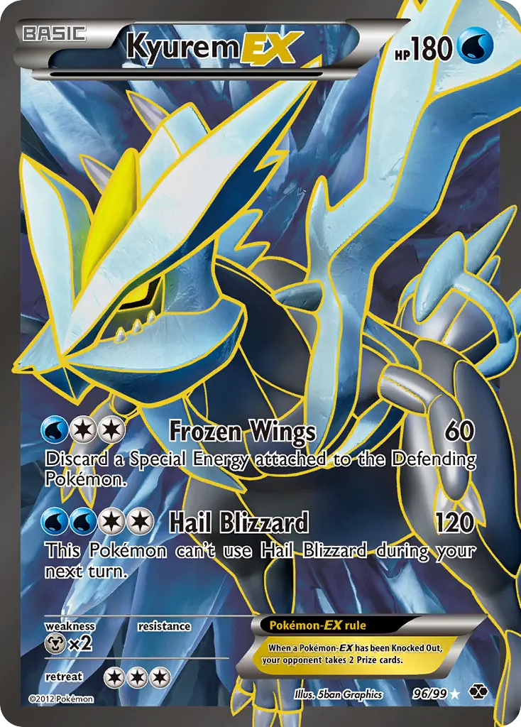 Kyurem-EX - Next Destinies 096/099 (Ultra Rare)