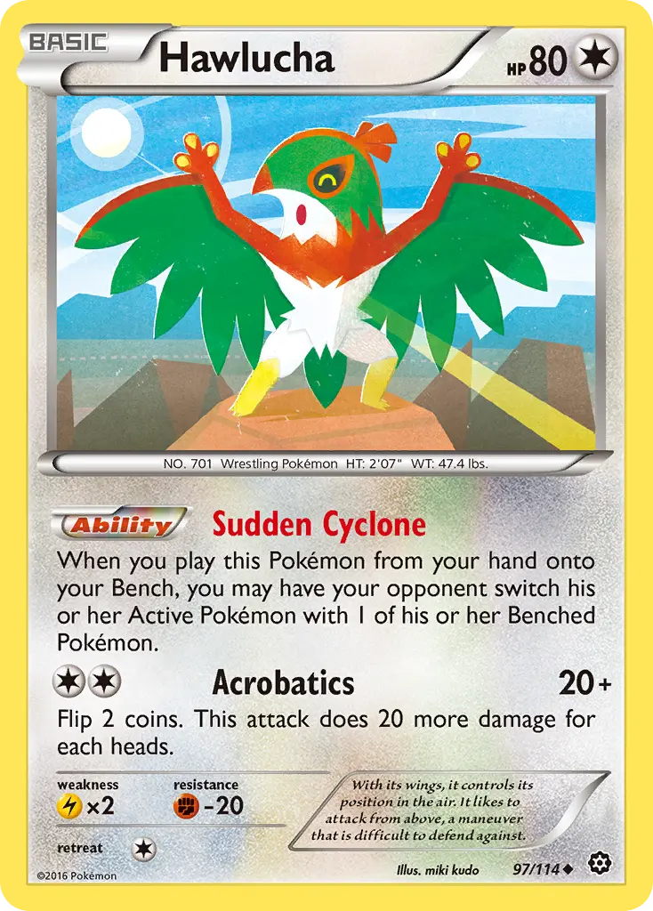 Hawlucha - Steam Siege 097/114 (Regular)
