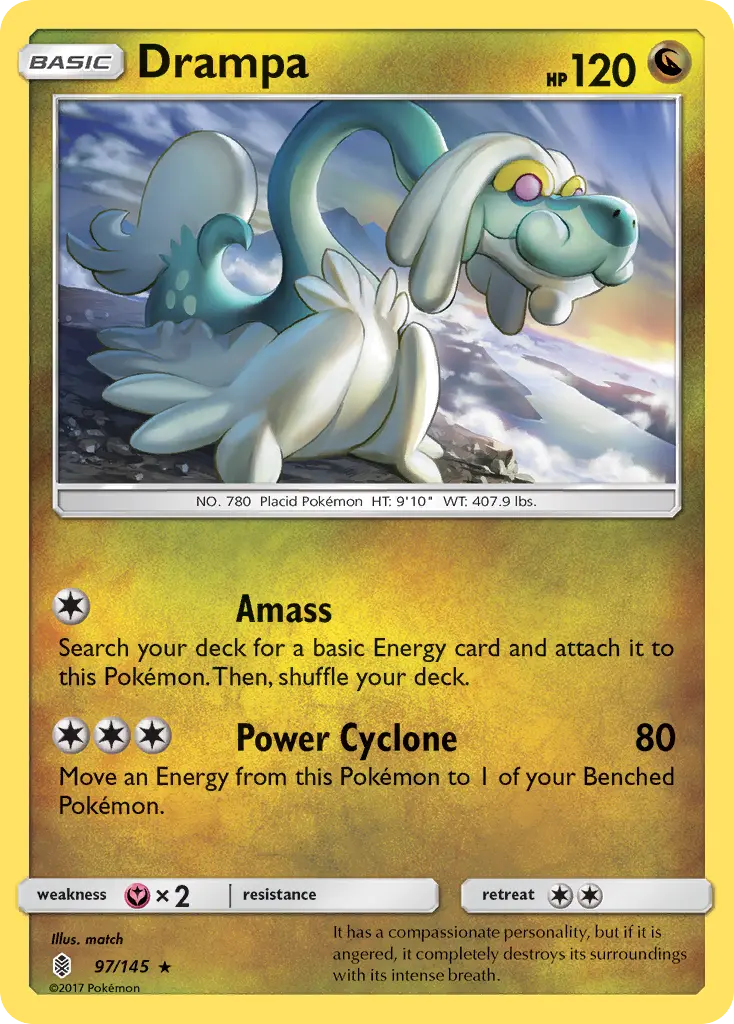 Drampa - Guardians Rising 097/145 (Reverse Holo)