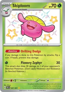 Skiploom - Paldean Fates 097/091 (Holo)