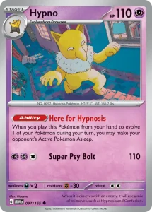 Hypno - 151 097/165 (Reverse Holo)