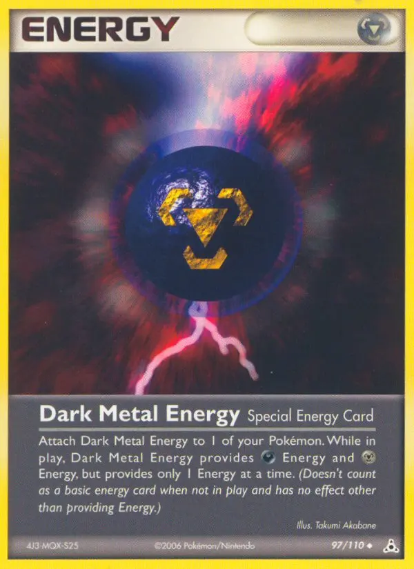 Dark Metal Energy - Holon Phantoms 097/110 (Reverse Holo)
