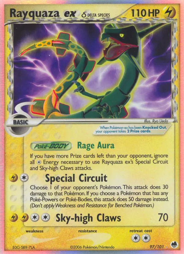 Rayquaza ex δ - Dragon Frontiers 097/101 (Rare Holo EX)