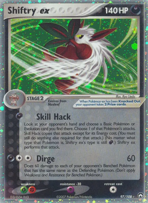 Shiftry ex - Power Keepers 097/108 (Rare Holo EX)