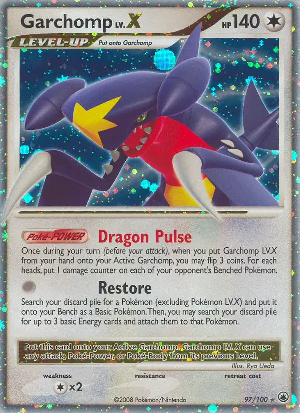 Garchomp LV.X - Majestic Dawn 097/100 (Holo)