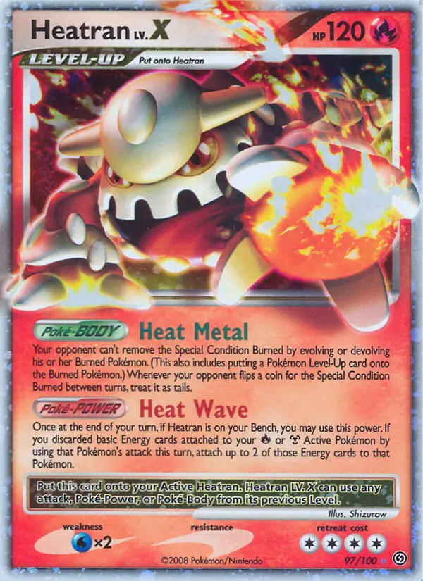 Heatran LV.X - Stormfront 097/100 (Holo)