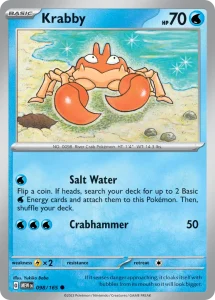 Krabby - 151 098/165 (Reverse Holo)