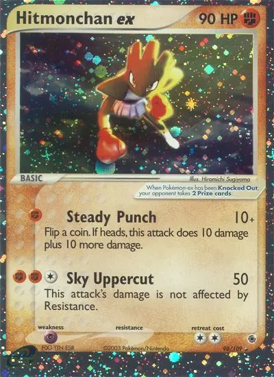 Hitmonchan ex - Ruby & Sapphire 098/109 (Rare Holo EX)