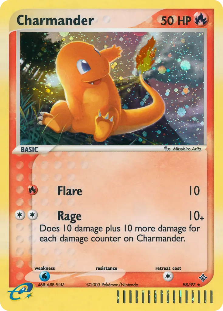 Charmander - Dragon 098/097 (Secret Rare)